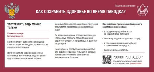 Без инфекций во время паводков: Правила профилактики во время весеннего половодья