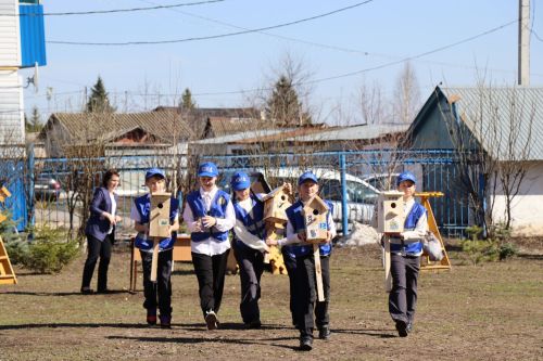 Нурлатские ЮИДовцы присоединились к весенней экоакции «Скворечники в стиле ПДД»