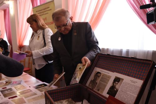 На встречу с нурлатскими поисковиками приехал председатель Ассоциации «Клуб воинской славы» РТ Михаил Черепанов