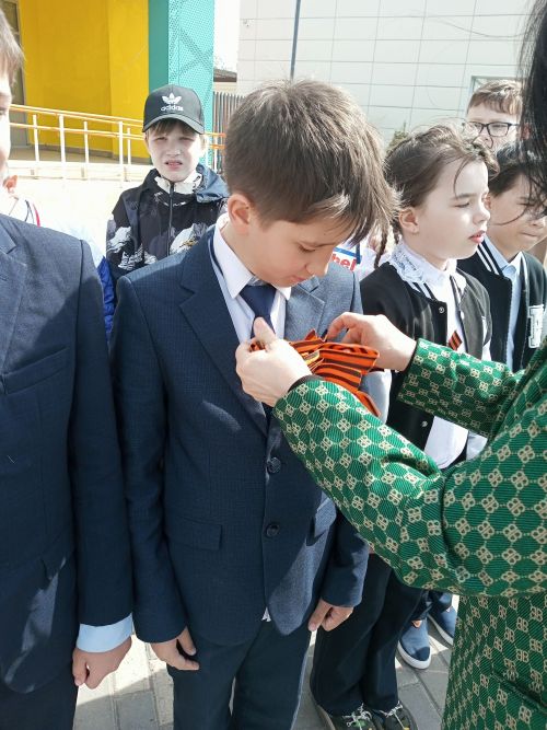 В Нурлате проходит акция «Георгиевская ленточка»