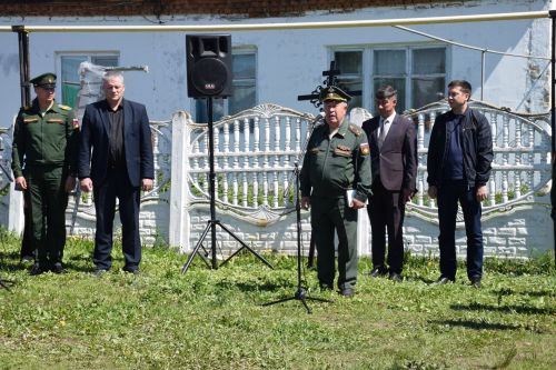 В селе Тюрнясево с воинскими почестями похоронили земляка, погибшего на СВО