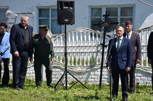 В селе Тюрнясево с воинскими почестями похоронили земляка, погибшего на СВО