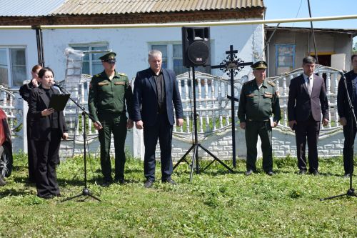 В селе Тюрнясево с воинскими почестями похоронили земляка, погибшего на СВО