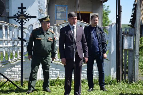 В селе Тюрнясево с воинскими почестями похоронили земляка, погибшего на СВО