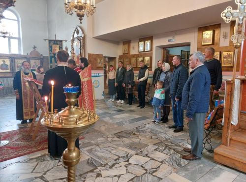 Состоялся молебен в Храме Пророка Божия Илии в честь защитников Отечества и погибших воинов