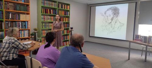 В библиотеке Нурлата к творчеству Пушкина прикоснулись особенные читатели