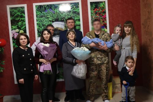 В Нурлате у бойца с позывным Ключ родился третий ребенок