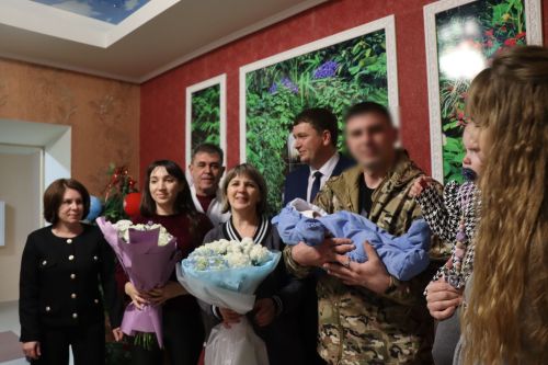 В Нурлате у бойца с позывным Ключ родился третий ребенок