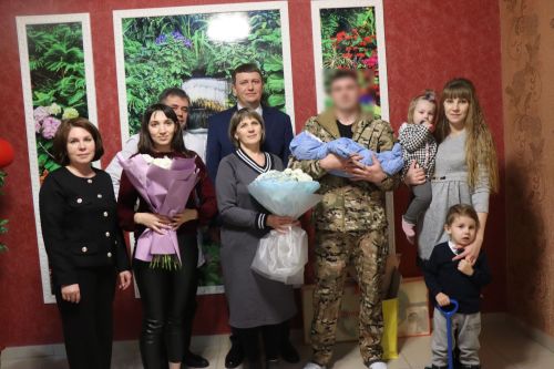 В Нурлате у бойца с позывным Ключ родился третий ребенок