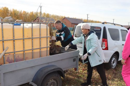 В Нурлате посадили Аллею волонтеров