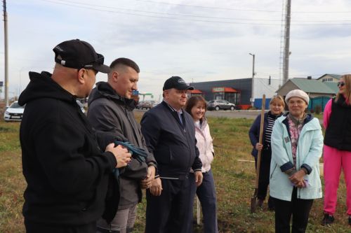 В Нурлате посадили Аллею волонтеров