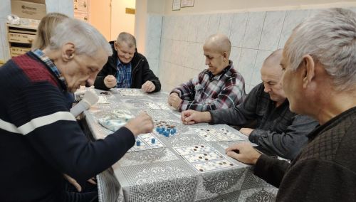 Настольные игры объединяют жителей Нурлатского дома-интерната