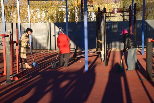 В Нурлате состоялся общегородской субботник