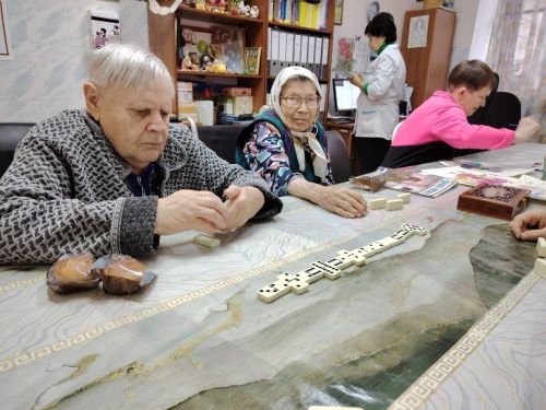 Настольные игры объединяют жителей Нурлатского дома-интерната