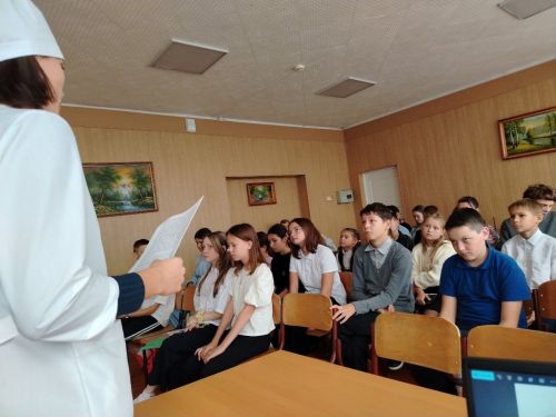 Школьникам Егоркино рассказали о важности гигиены и вакцинации