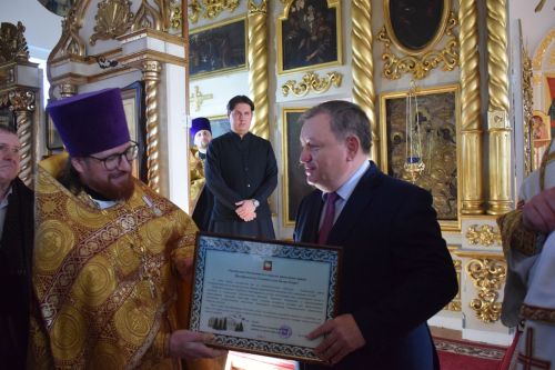 В селе Биляр-Озеро совершили чин освящения храма Преображения Господня (+фоторепортаж)