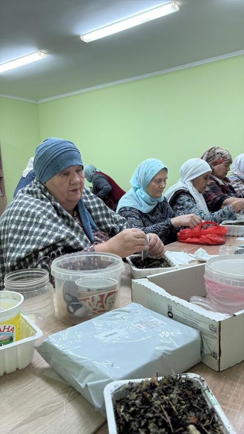 Сегодня в медресе состоялся обычный сбор чаев для бойцов
