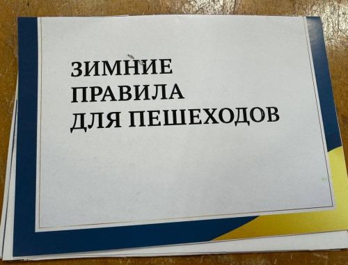 Учащимся 4 школы г. Нурлат напомнили о правилах поведения на дороге в зимний период