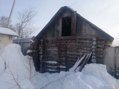 В Нурлате сгорела частная баня из-за неисправности печной трубы
