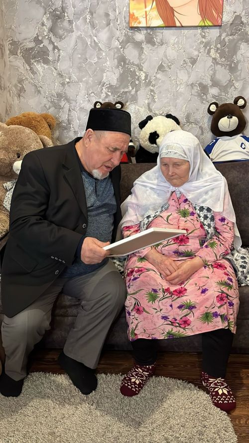 Жительница поселка Некрасовка Сания Самерханова отпраздновала 90-летний юбилей