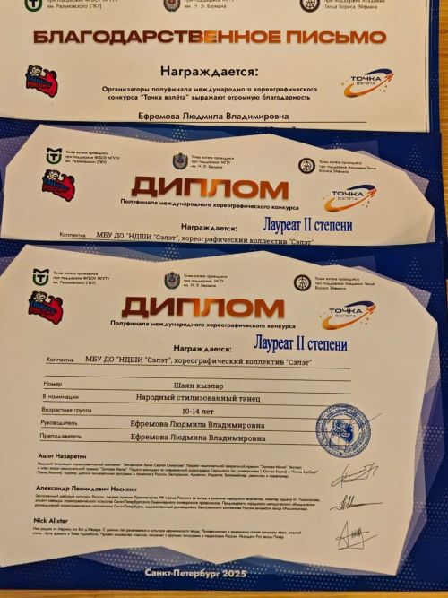«Сэлэт» из Нурлата завоевал 2 место на престижном конкурсе в Петербурге