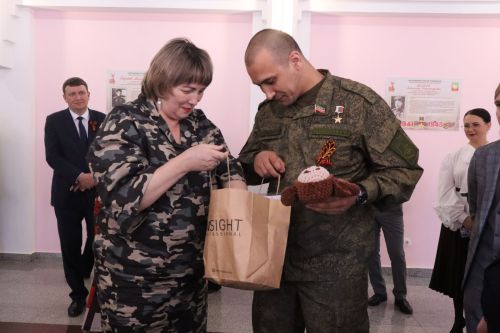 Герой России Расим Баксиков провел Урок мужества для нурлатских школьников (+ фоторепортаж)