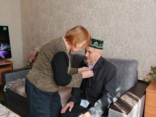 Шайдулле Шаймардановичу Камалетдинову вручили юбилейную медаль и поздравили с 95-летием в Самаре