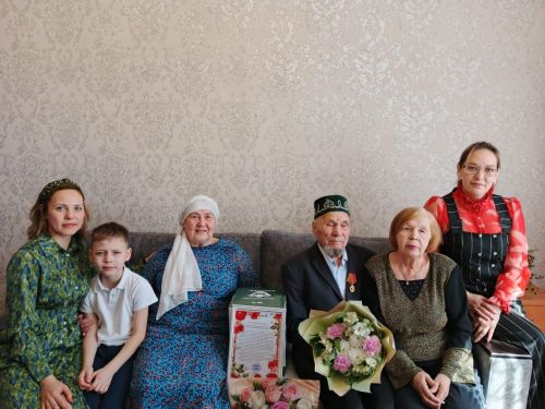 Шайдулле Шаймардановичу Камалетдинову вручили юбилейную медаль и поздравили с 95-летием в Самаре
