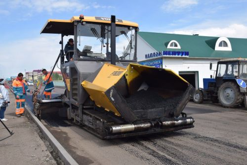 В Нурлате активно ведутся дорожные работы на объездной и городских улицах