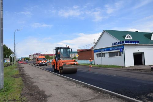 В Нурлате активно ведутся дорожные работы на объездной и городских улицах