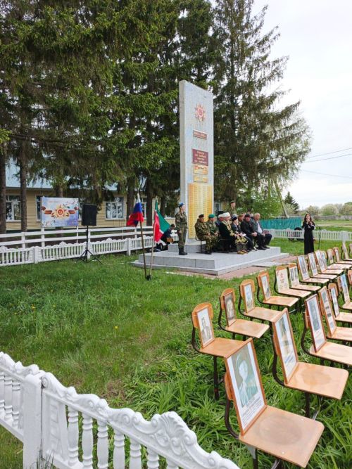 В селе Чулпаново праздничный митинг ко Дню Победы прошел с участием ветерана войны Каима Самигуллина