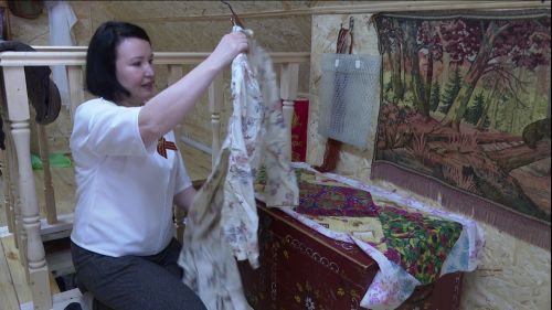 В домашнем музее Салаховых хранится 100-летнее платье