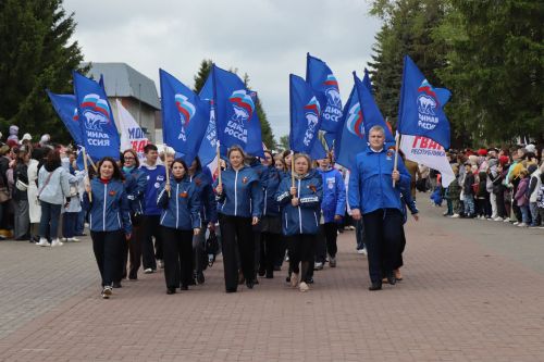 В Нурлате прошел парад Победы