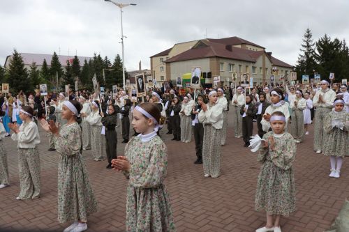 В Нурлате прошел парад Победы