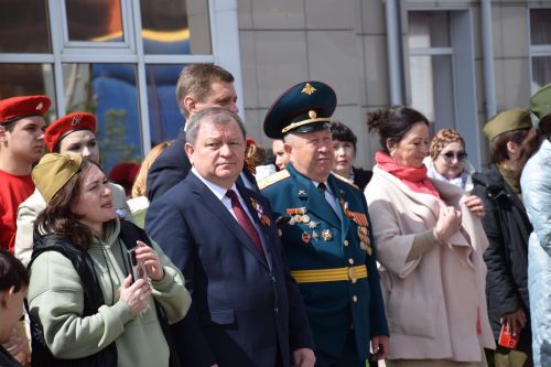 Юнармейцы Нурлата удостоились медалей за участие в Параде Победы