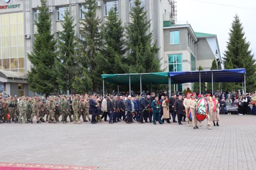 В Нурлате прошел парад Победы