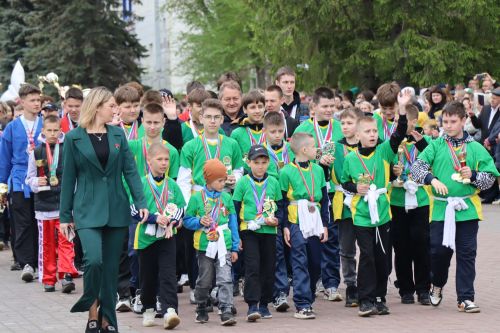 В Нурлате прошел парад Победы