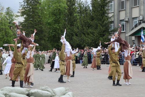 В Нурлате прошел парад Победы