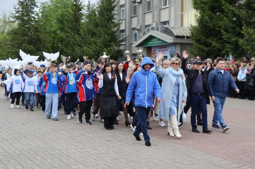 В Нурлате прошел парад Победы
