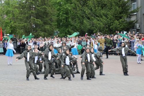 В Нурлате прошел парад Победы