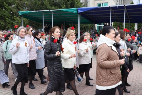 В Нурлате прошел парад Победы
