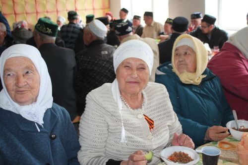В День Победы Минталип Минеханов организовал праздничное чаепитие для жителей своего родного села Кривое Озеро
