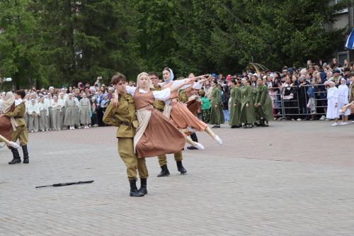 В Нурлате прошел парад Победы