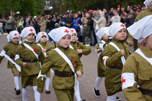 В Нурлате прошел парад Победы