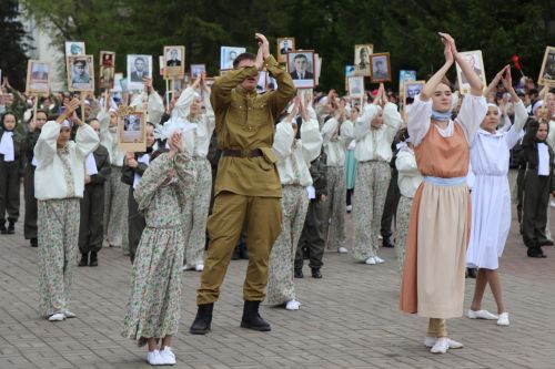 В Нурлате прошел парад Победы