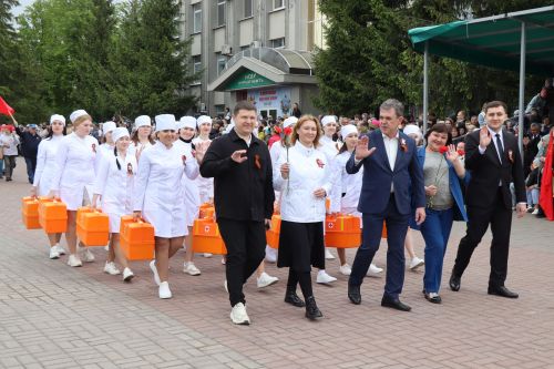В Нурлате прошел парад Победы