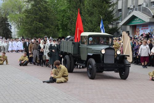 В Нурлате прошел парад Победы