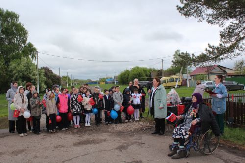Митинг в Гайтанкине прошел с участием единственной в селе труженицы тыла Пелагеи Глуховой