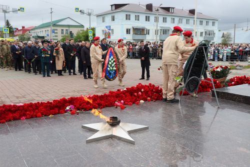 В Нурлате прошел парад Победы