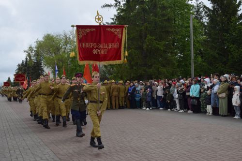 В Нурлате прошел парад Победы